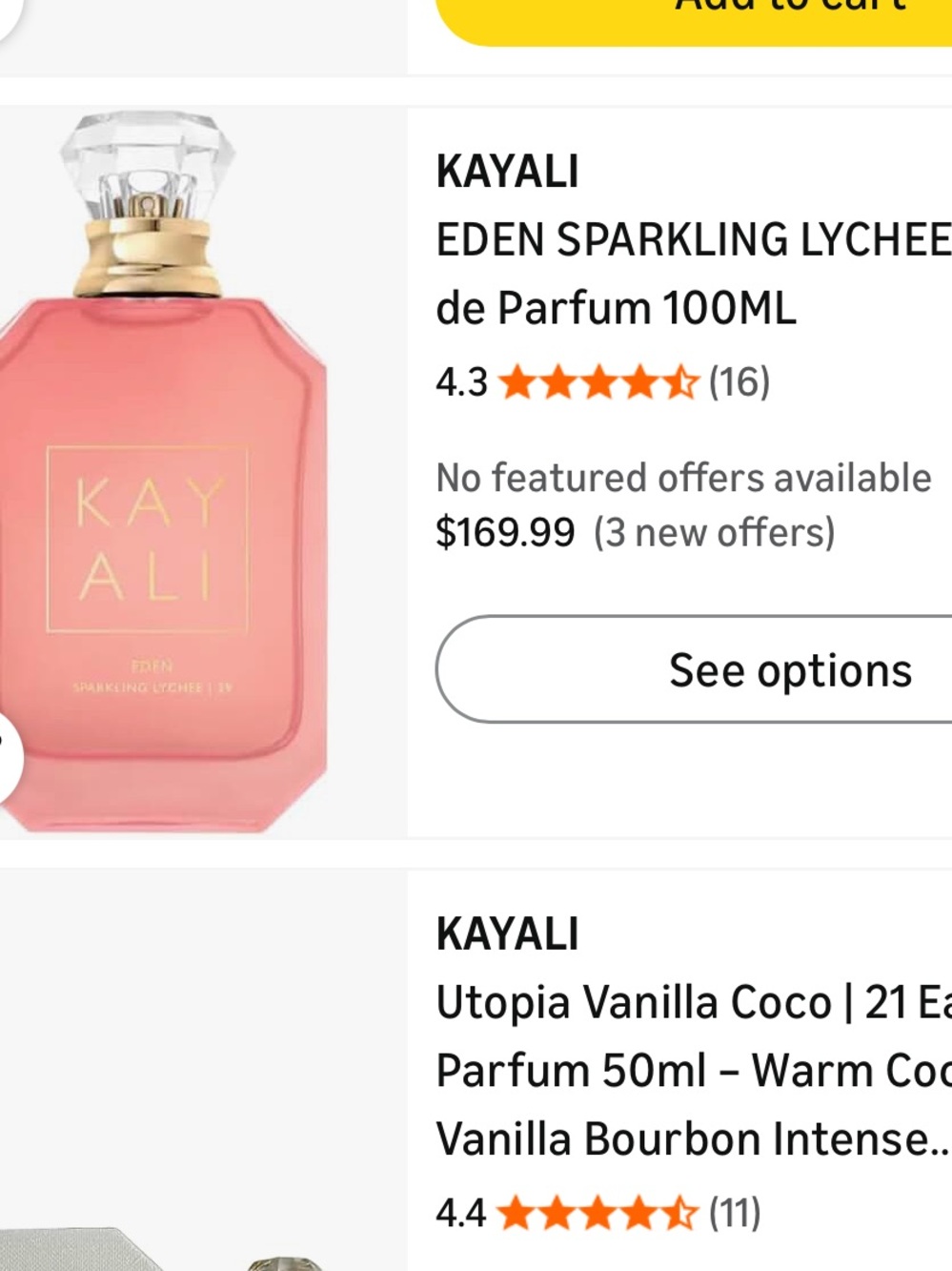 Kayali Eden Sparkling Lychee Women's Perfume - Pink
